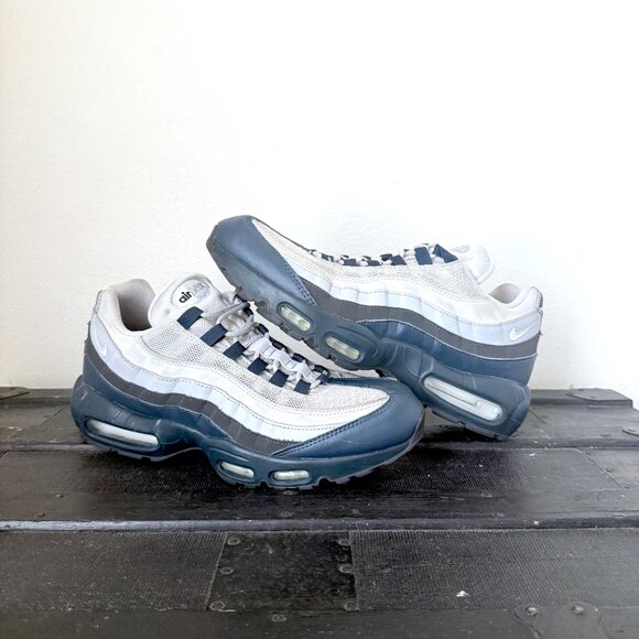 Nike Air Max 95 Essential Armory Blue Men’s Sneakers Size 10.5 – Pre-Owned OG - Picture 3 of 11